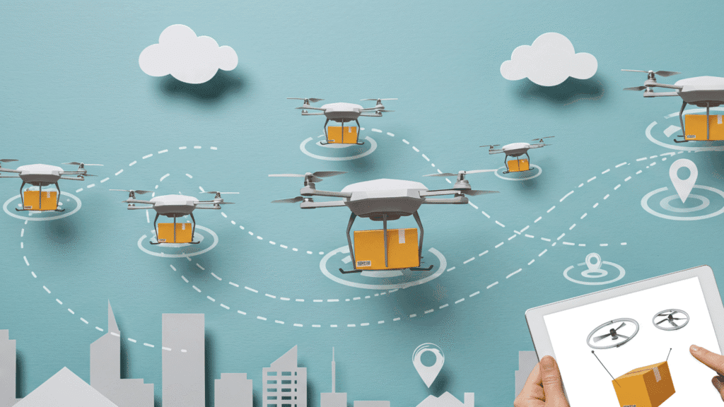 Livraison express en drone