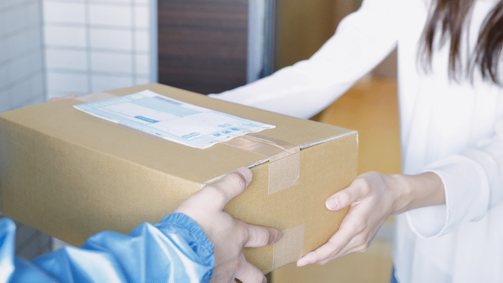livraison de colis en mains propres