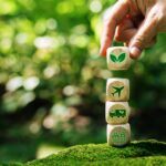 Illustration ajoutant la dimension verte et écologique dans le processus logistique