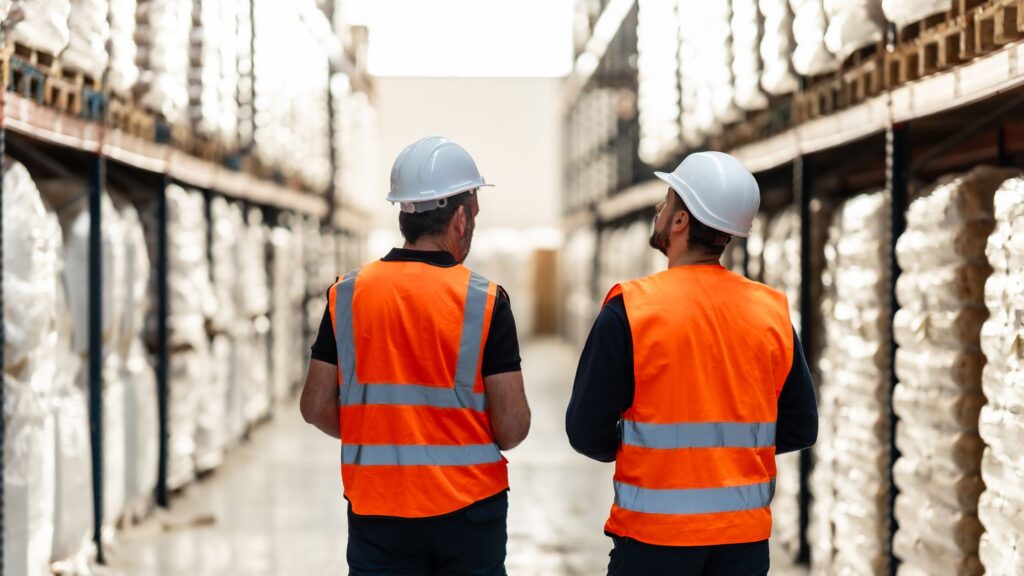 deux hommes se demandent comment eviter erreur de préparation de commande