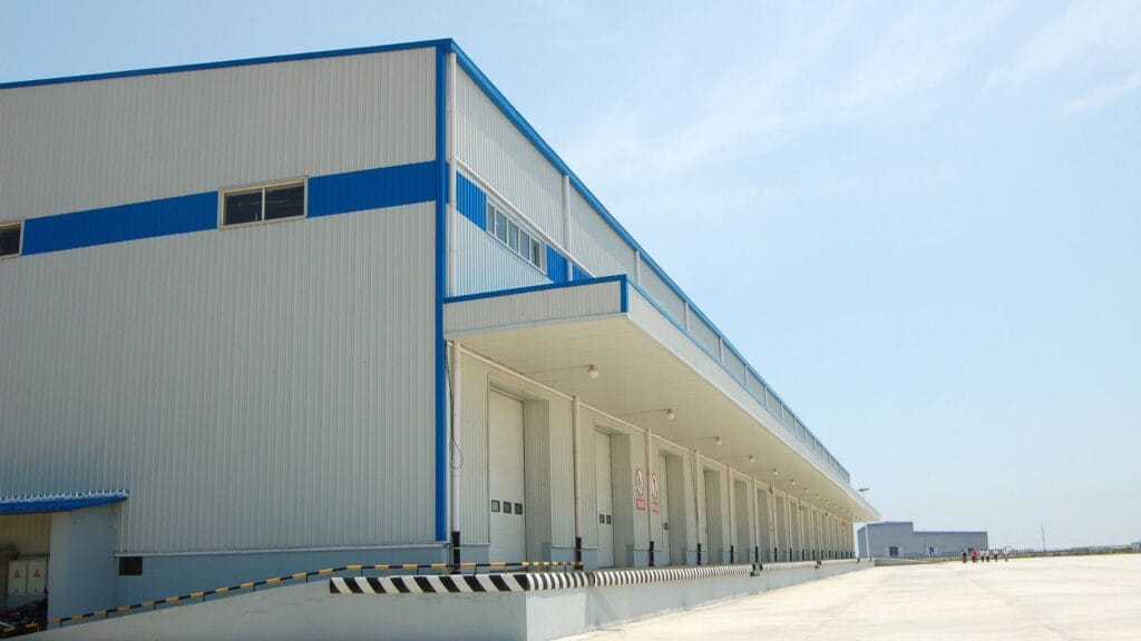 exterieur d'un warehouse e-commerce
