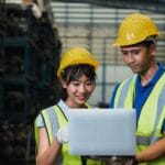 Contrôle du stock sur ordianteur en entrepôt