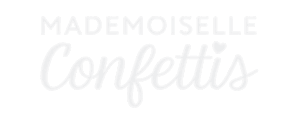 logo mademoiselle confettis gris